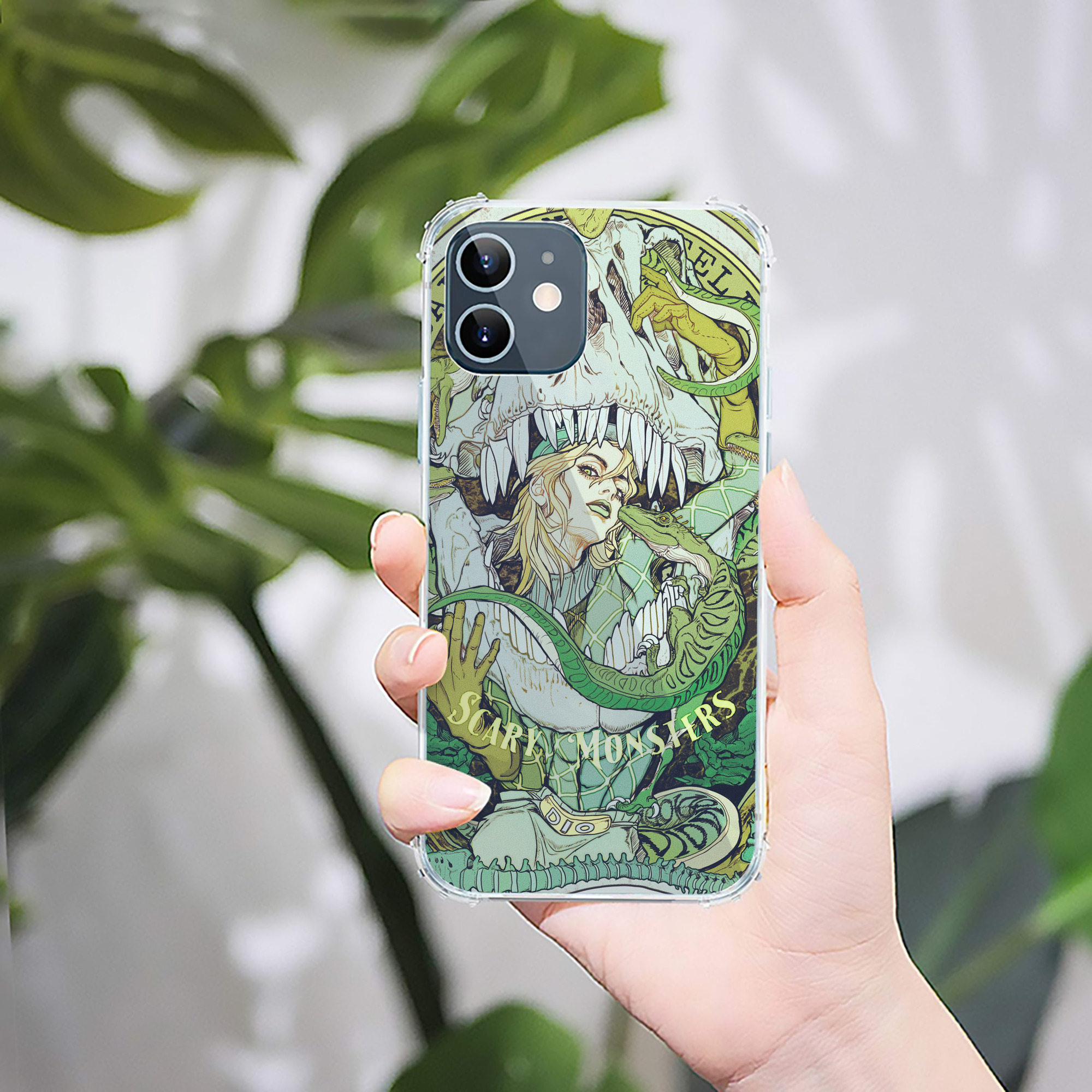 （画像用） ジョジョの奇妙な冒険 JoJo's Bizarre Adventure 【iPhone 12シリーズ対応】透明スマホケース（クリアソフトケース）